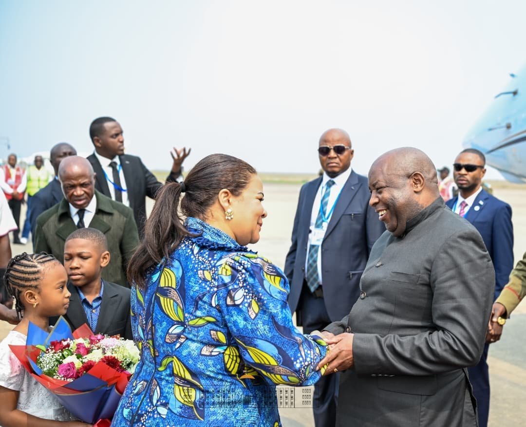RDC : le président burundais Évariste Ndayishimiye arrive à Kinshasa